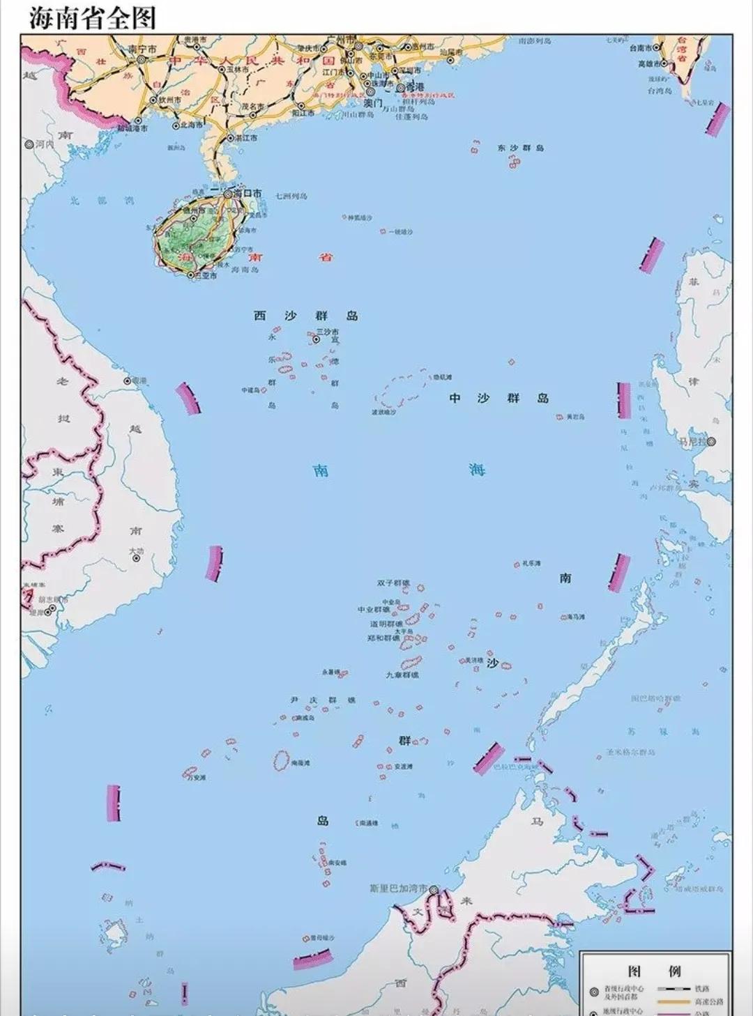 南海地圖高清版大圖，探索神秘的海洋疆域，南海高清地圖大圖，探索神秘海洋疆域之旅