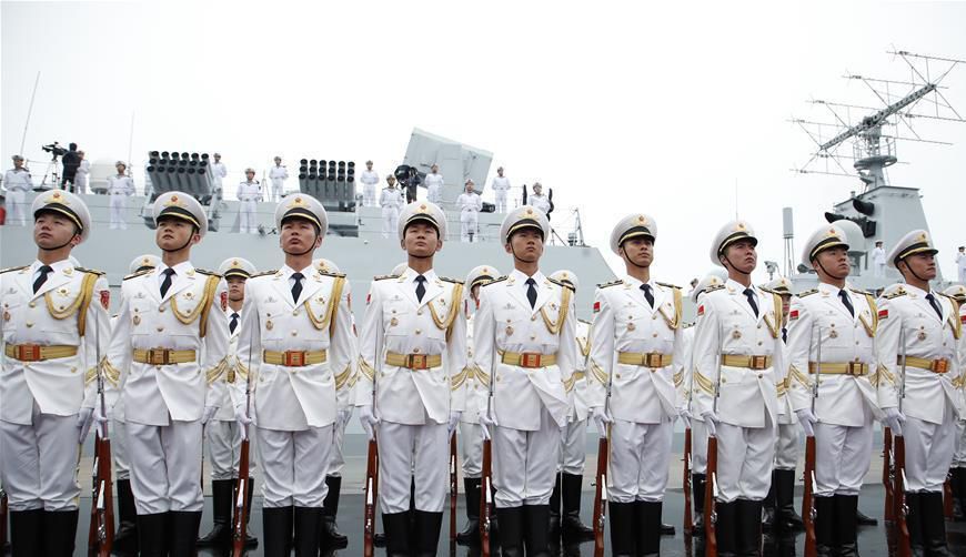 人民海軍70周年海上閱兵，壯麗航跡，榮耀瞬間，人民海軍70周年海上閱兵，榮耀瞬間，壯麗航跡展國(guó)威