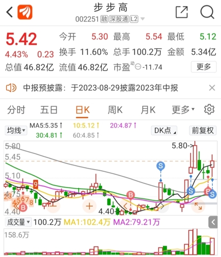 關于股票代碼002251步步高股票行情的全面解析，股票代碼002251步步高股票行情深度解析